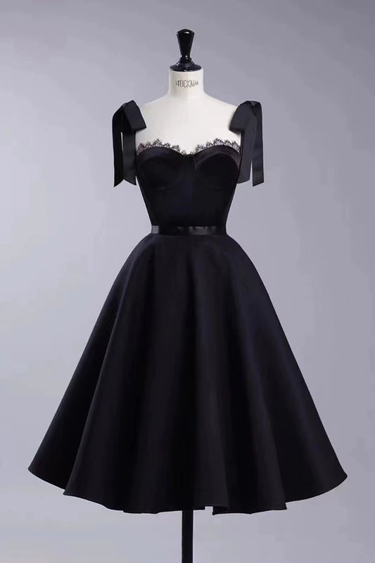 black velvet retro suspenders umbrella set dress