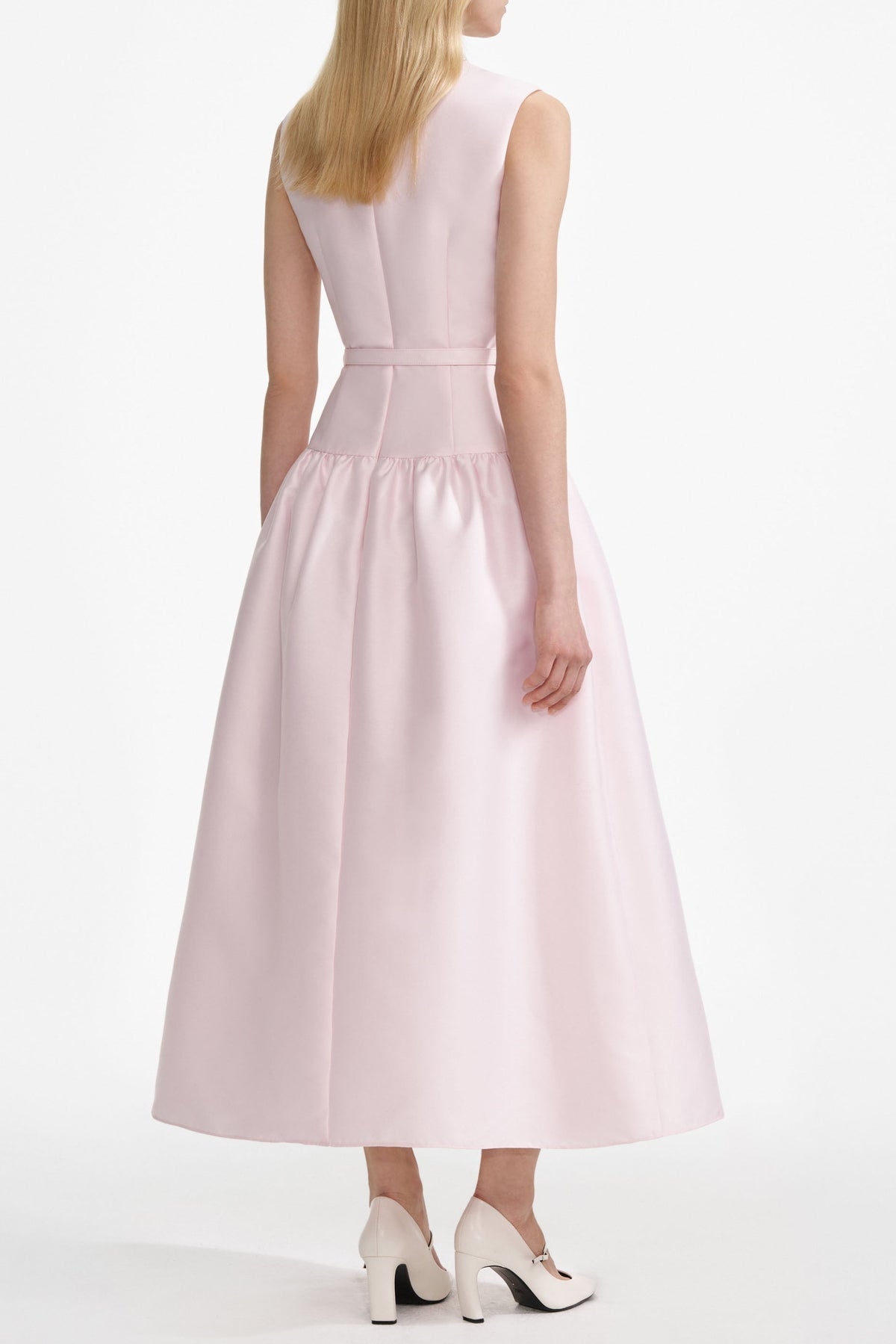 jocelyn Bowknot-Side Bandage Strapless maxi Dress in black