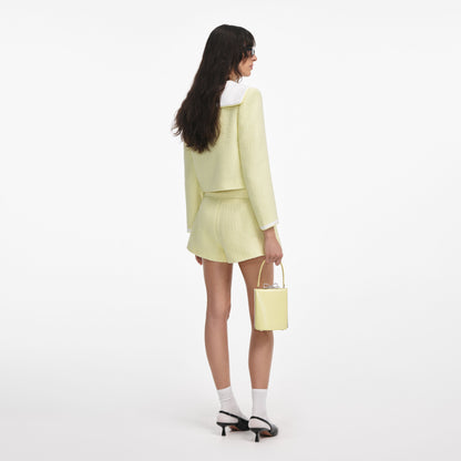 sigrid Boucle Skort in Yellow