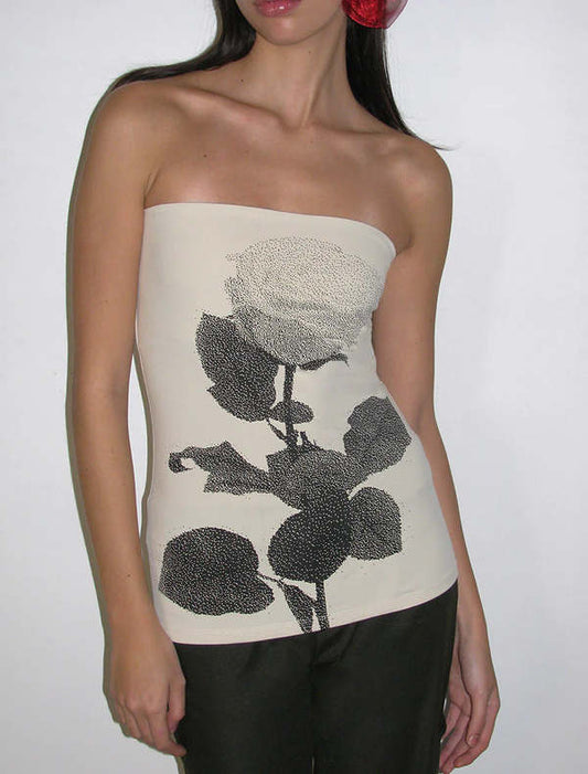 PALOMA WOOL CONXITA TUBE TOP IN ECRU