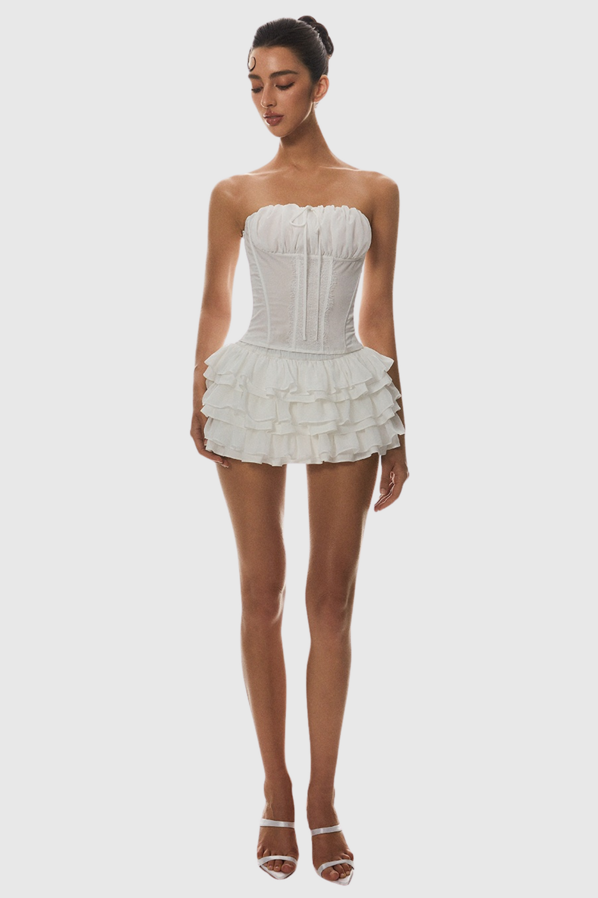 Panue Ruched Strapless Corset