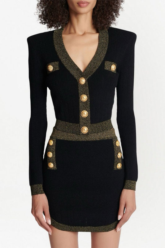 RYVIA BUTTONED KNIT CARDIGAN