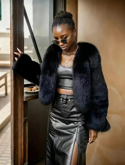 Cristina Faux Fur Coat