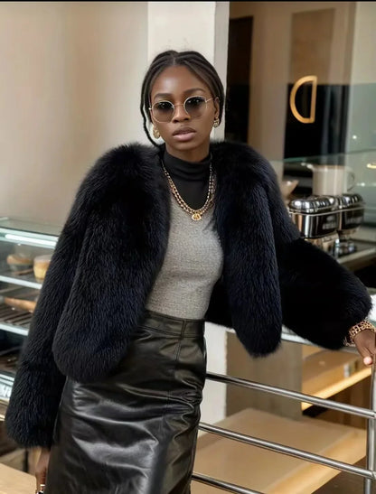 Cristina Faux Fur Coat