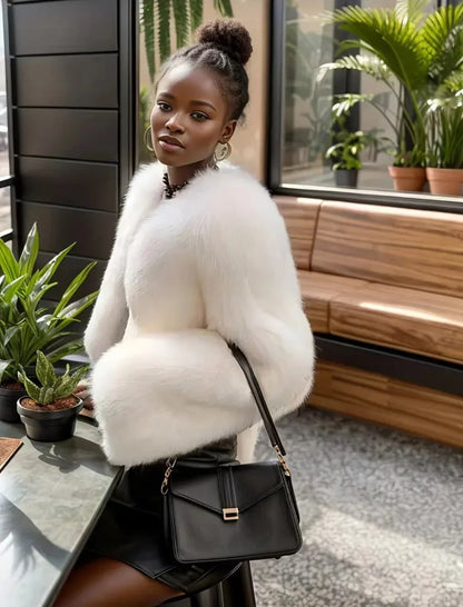 Cristina Faux Fur Coat
