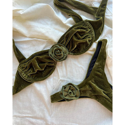 Floral Detailed Bikini Set