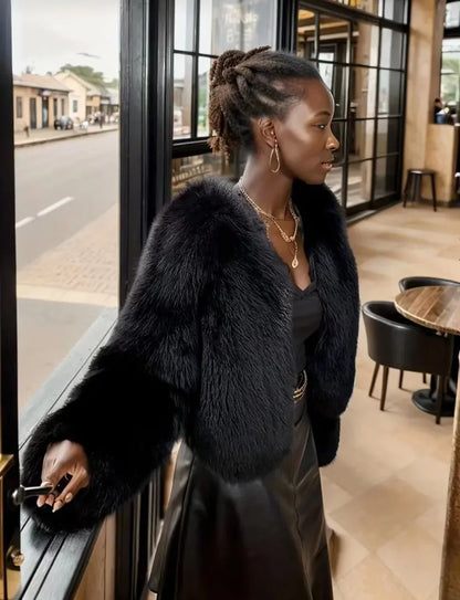 Cristina Faux Fur Coat