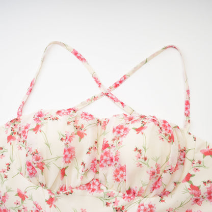 Isabeau floral print mini dress
