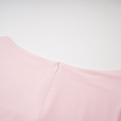 Chloé pink long-sleeved floral dress