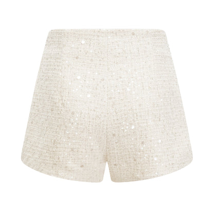 Filomena embellished tweed top & skirt matching set