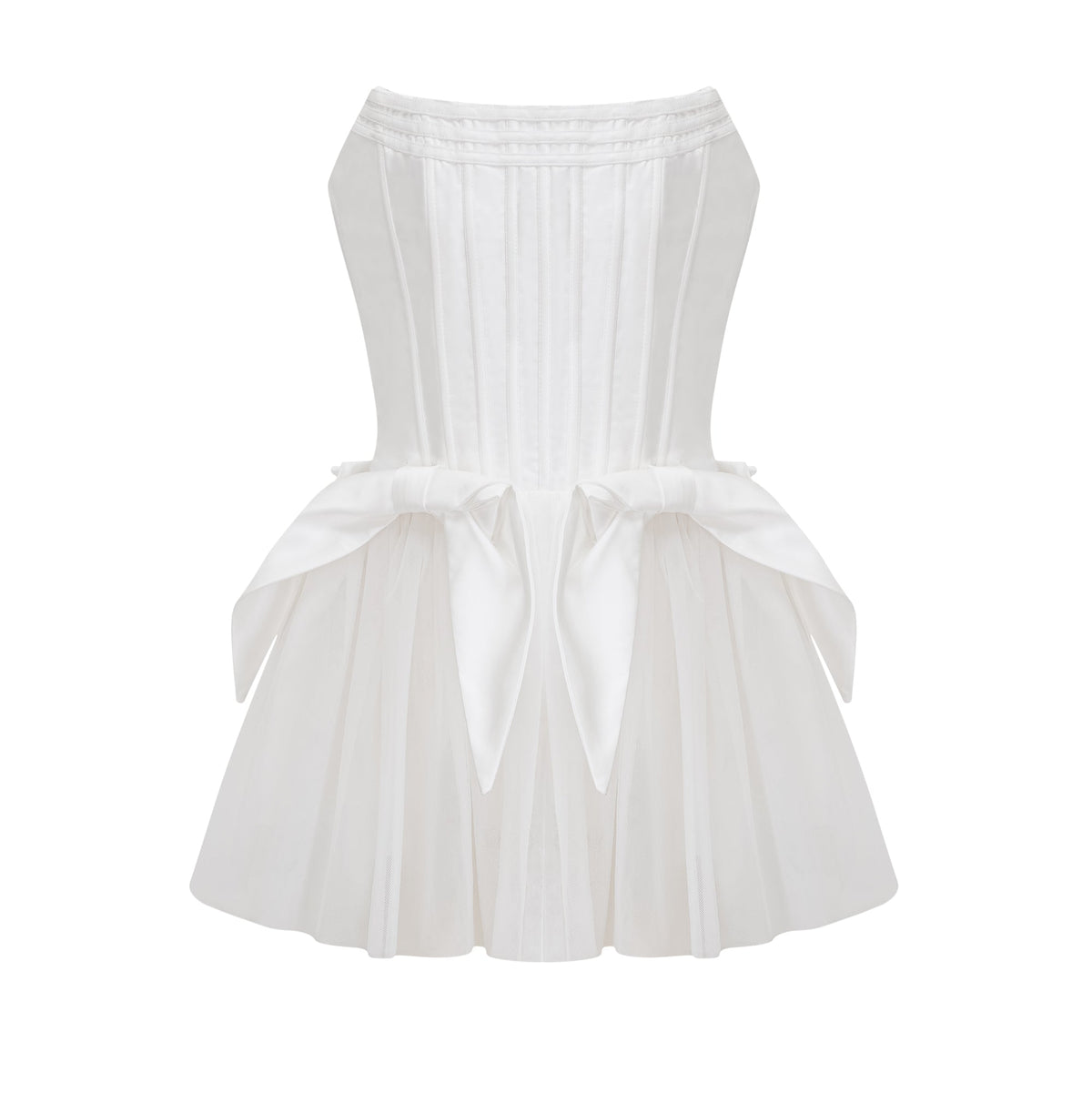 Joséphine corset tulle mini dress