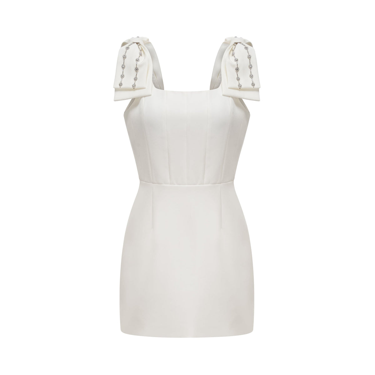 Ondine embellished bow-detail dress
