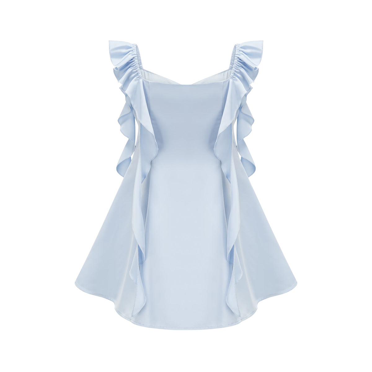 Reno embellished cowl-neck mini dress