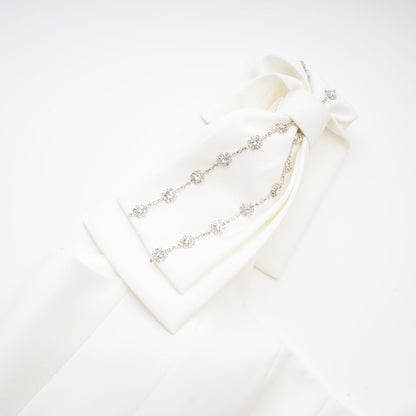Ondine embellished bow-detail dress