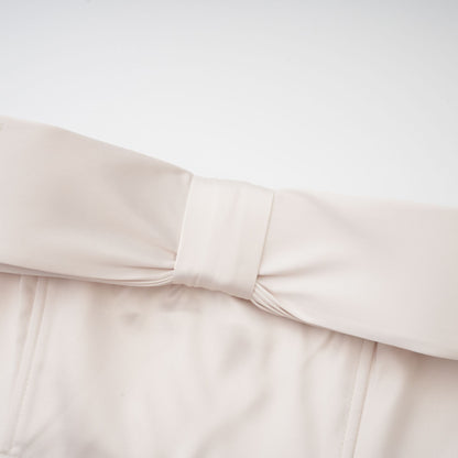 Lana bow-detail off-shoulder dress