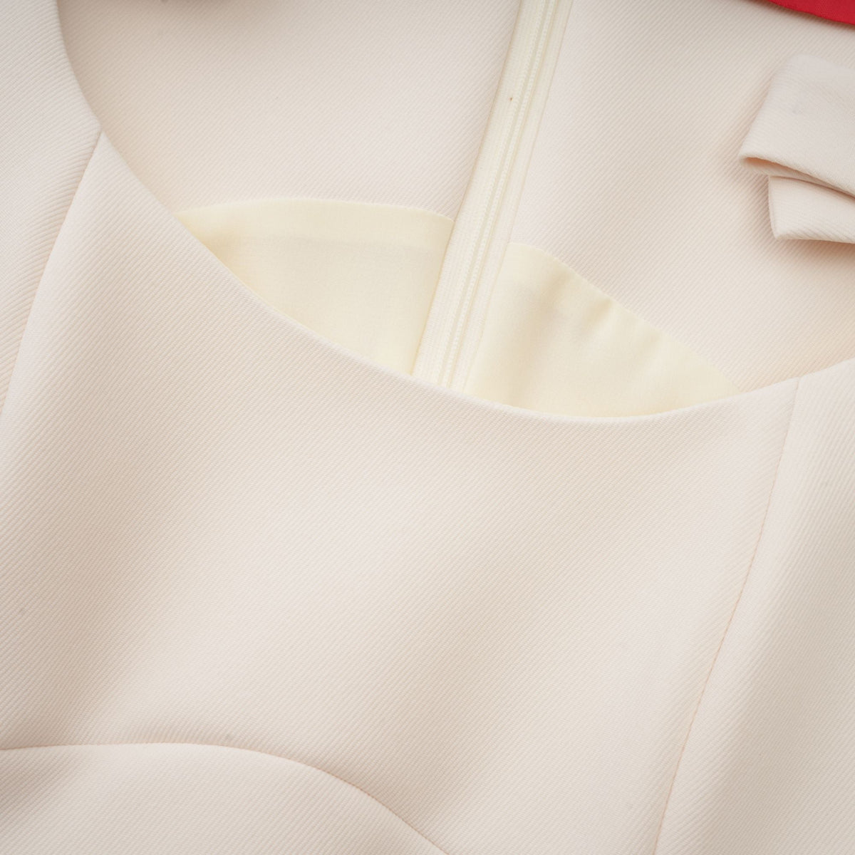 Ellica bow-detail mini dress