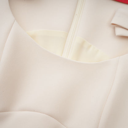 Ellica bow-detail mini dress