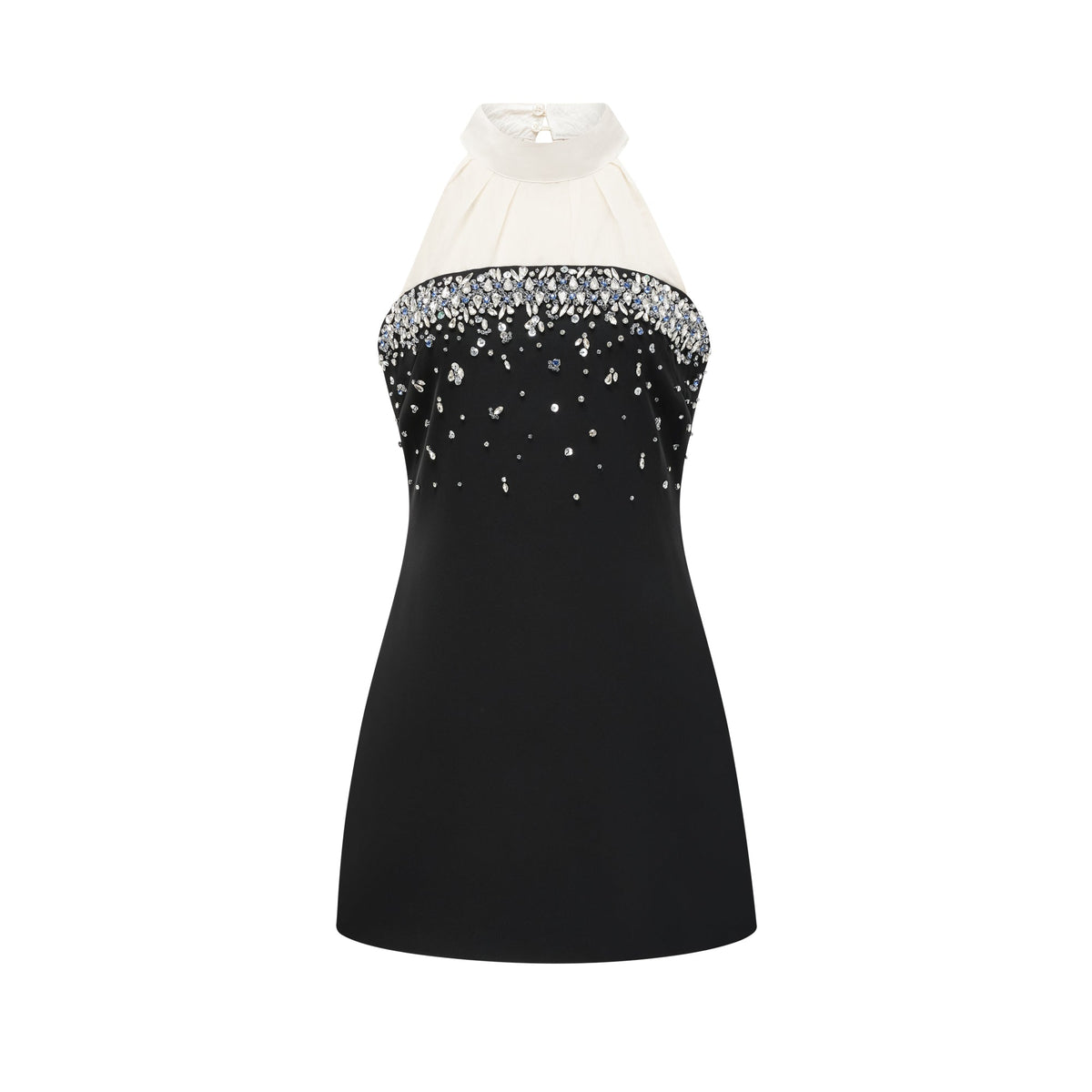 Octavia crystal-embellished mini dress