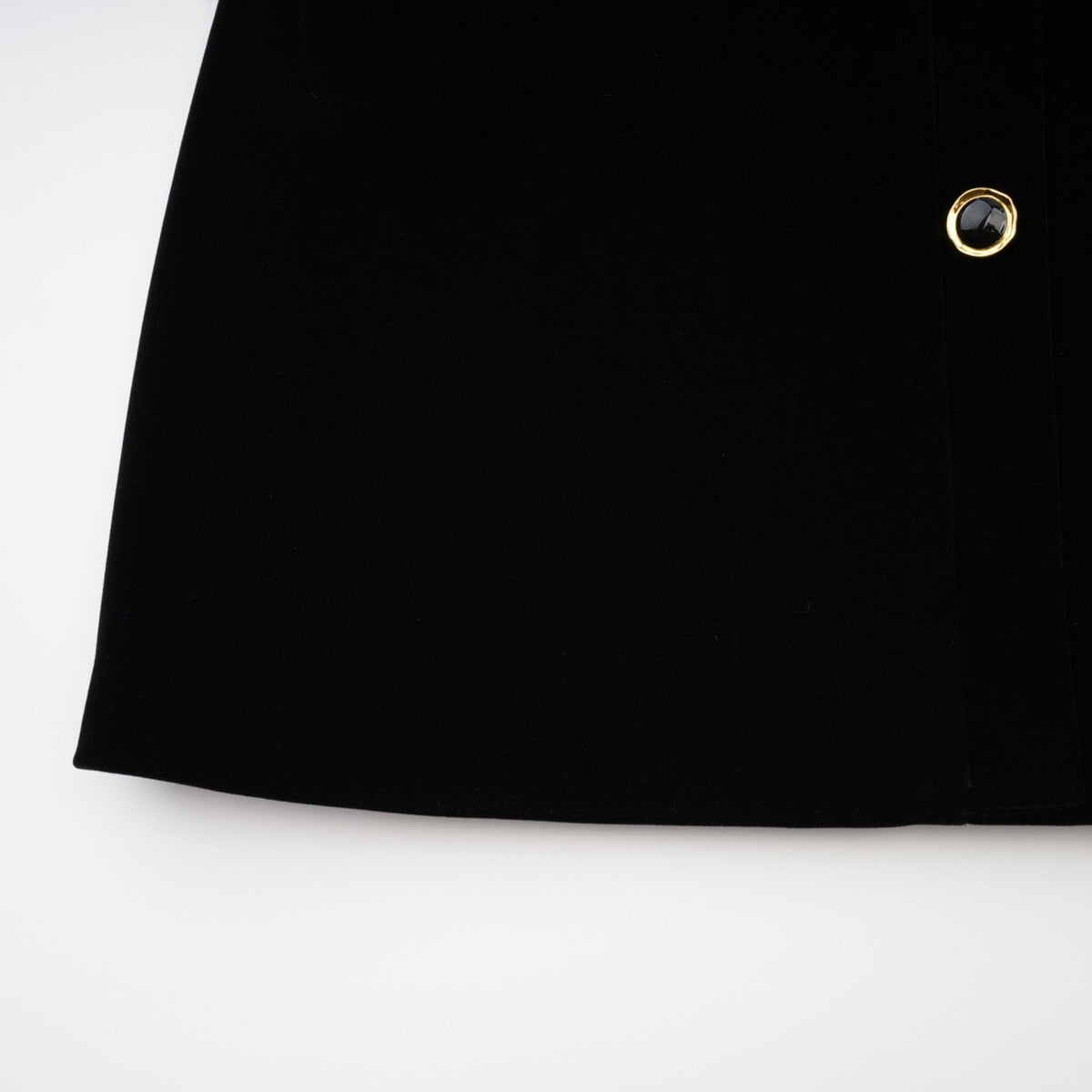 Reeva bow-embellished velvet mini dress