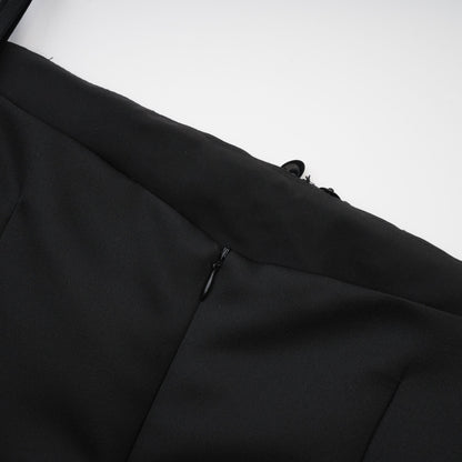 CHARLENE EMBELLISHED ASYMMETRIC DRESS