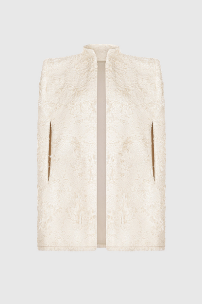 Santos Bow Mini Dress - Beige