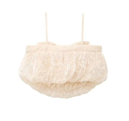 Addison Bownot Top In Ivory