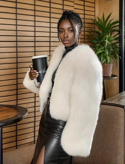Cristina Faux Fur Coat
