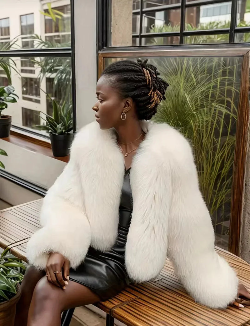 Cristina Faux Fur Coat