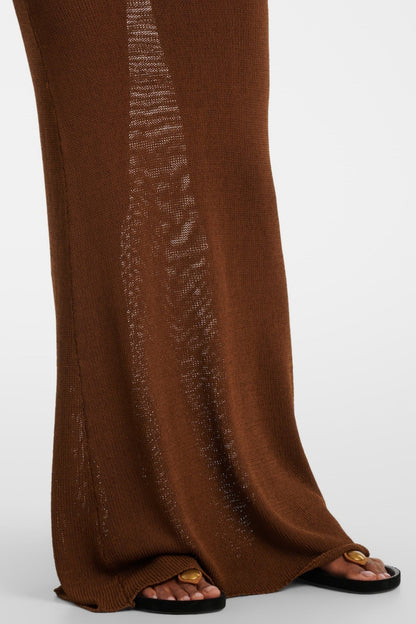 Halter Knitted  Maxi Dress