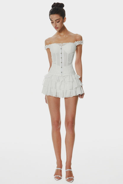 Thara Lace Off Shoulder Corset