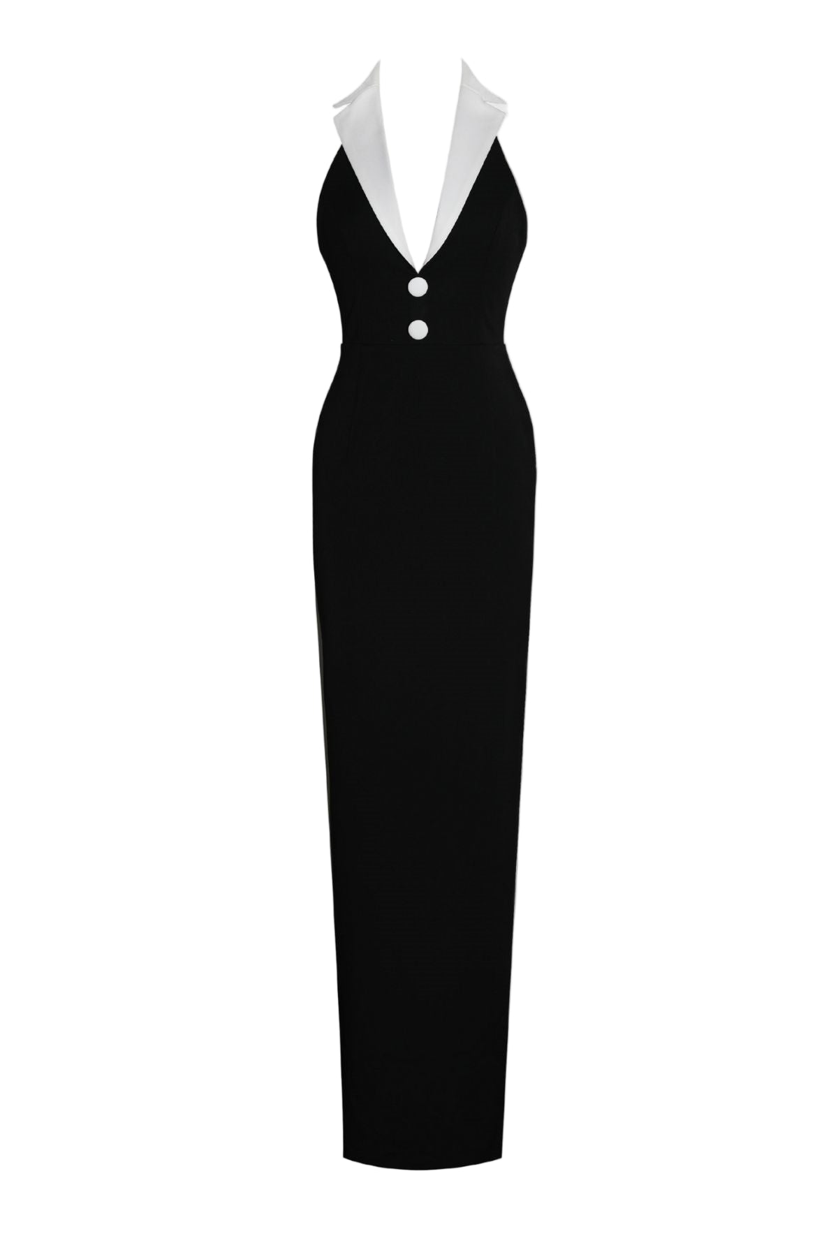 Tsanko Halter Maxi Bandage Dress