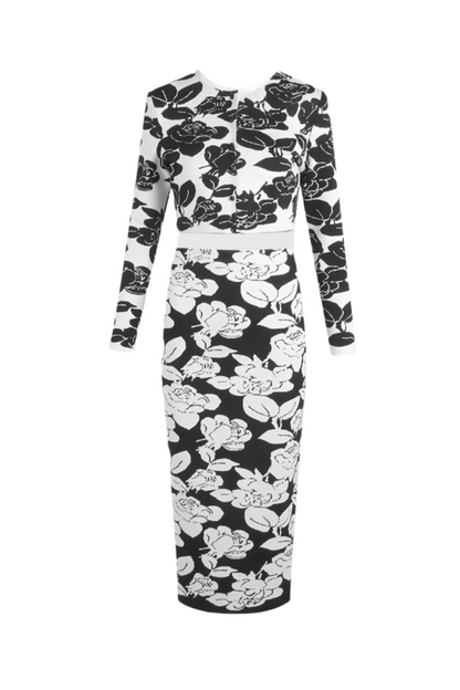 Vernon Jacquard Bandage Two Piece Set