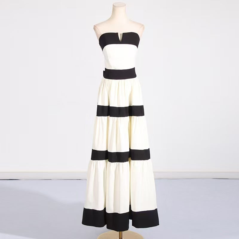 Sandrine pleated bow-embellished maxi dress