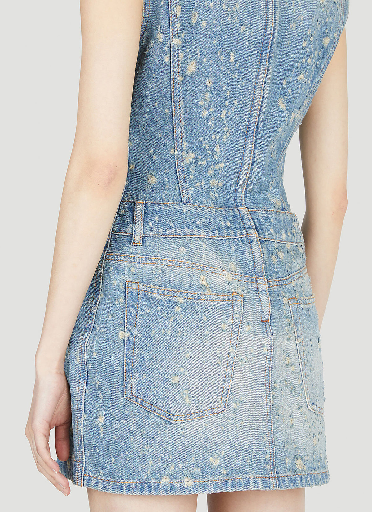 Tunic Mini Dress in Blue
