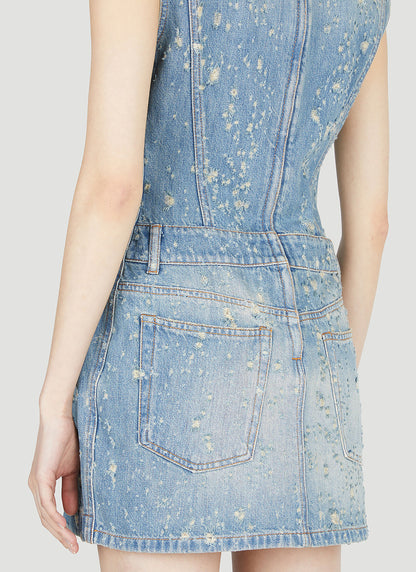 Tunic Mini Dress in Blue