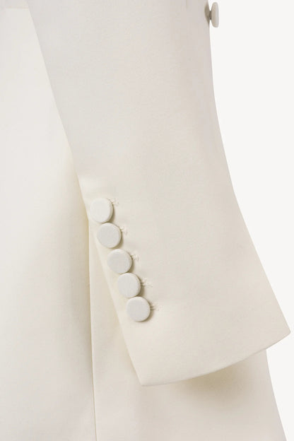 darlene a-line Blazer mini Dress in beige