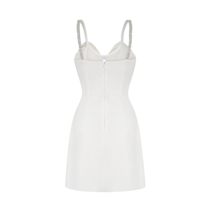 Anastasia mini dress in white