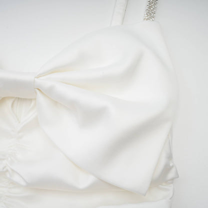 Anastasia mini dress in white