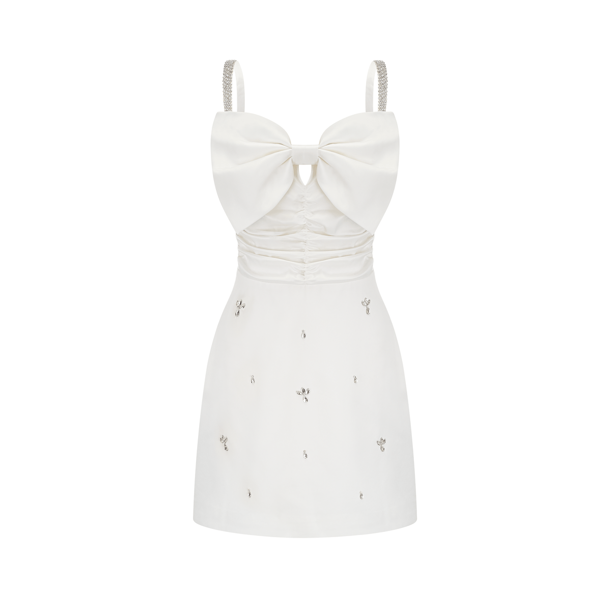 Anastasia mini dress in white