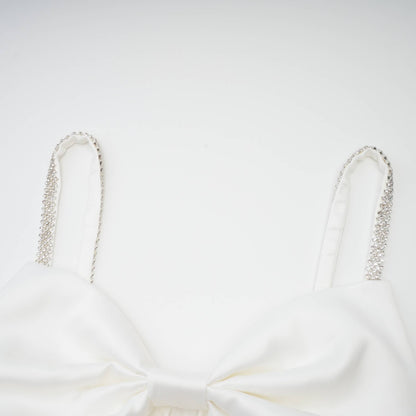 Anastasia mini dress in white