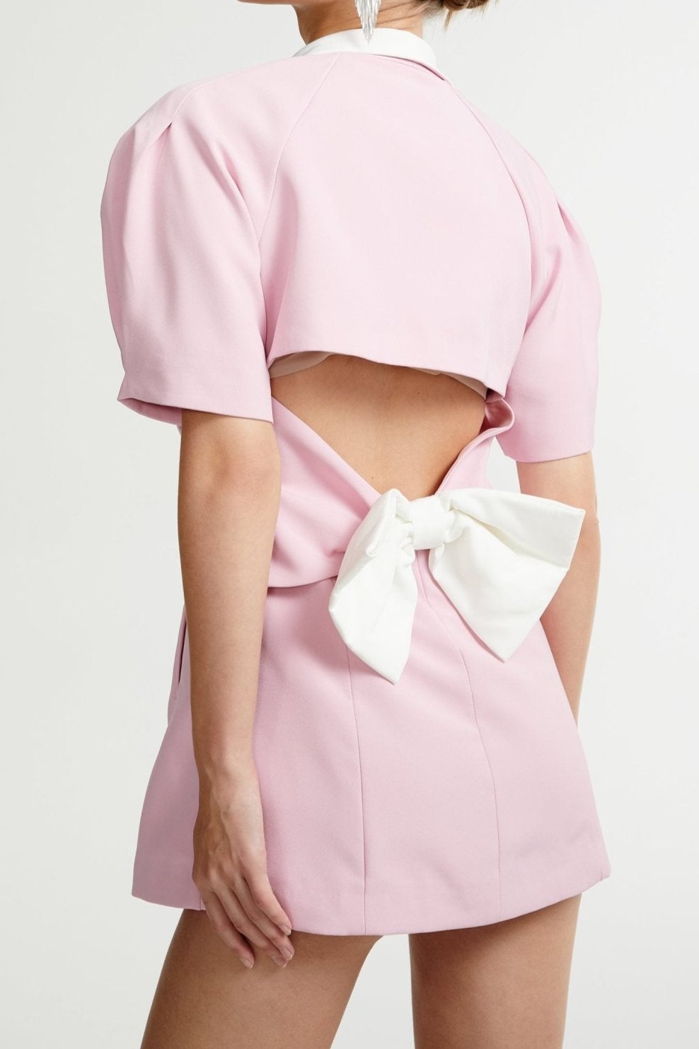 Azura open-back mini dress