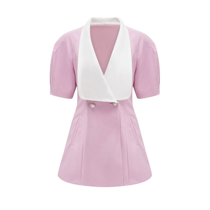 Azura open-back mini dress