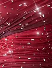One-Shoulder Ombré Sequined Floor-Length Gown