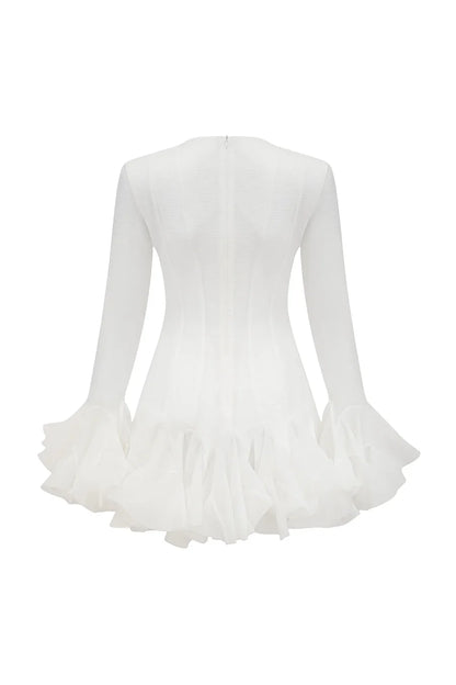 JOCELYN RUFFLED MINI DRESS