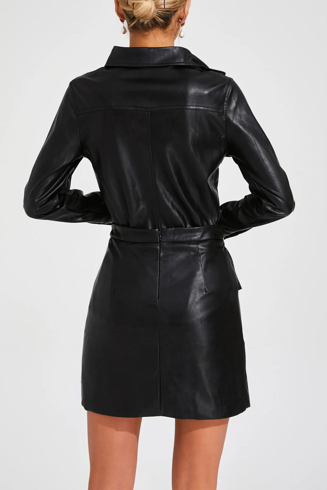 Eleanora Leather Skirt Set
