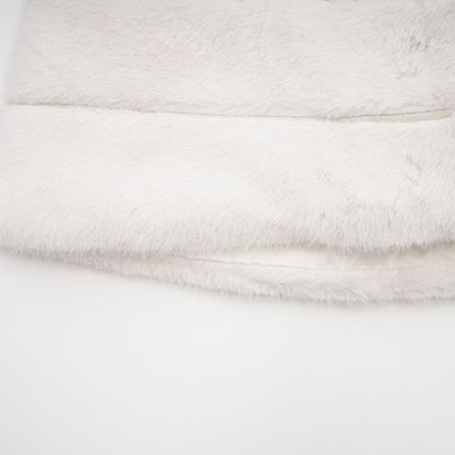 fur jacket & skirt matching set