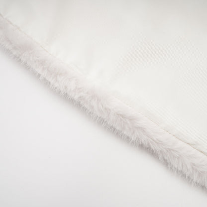 fur jacket & skirt matching set