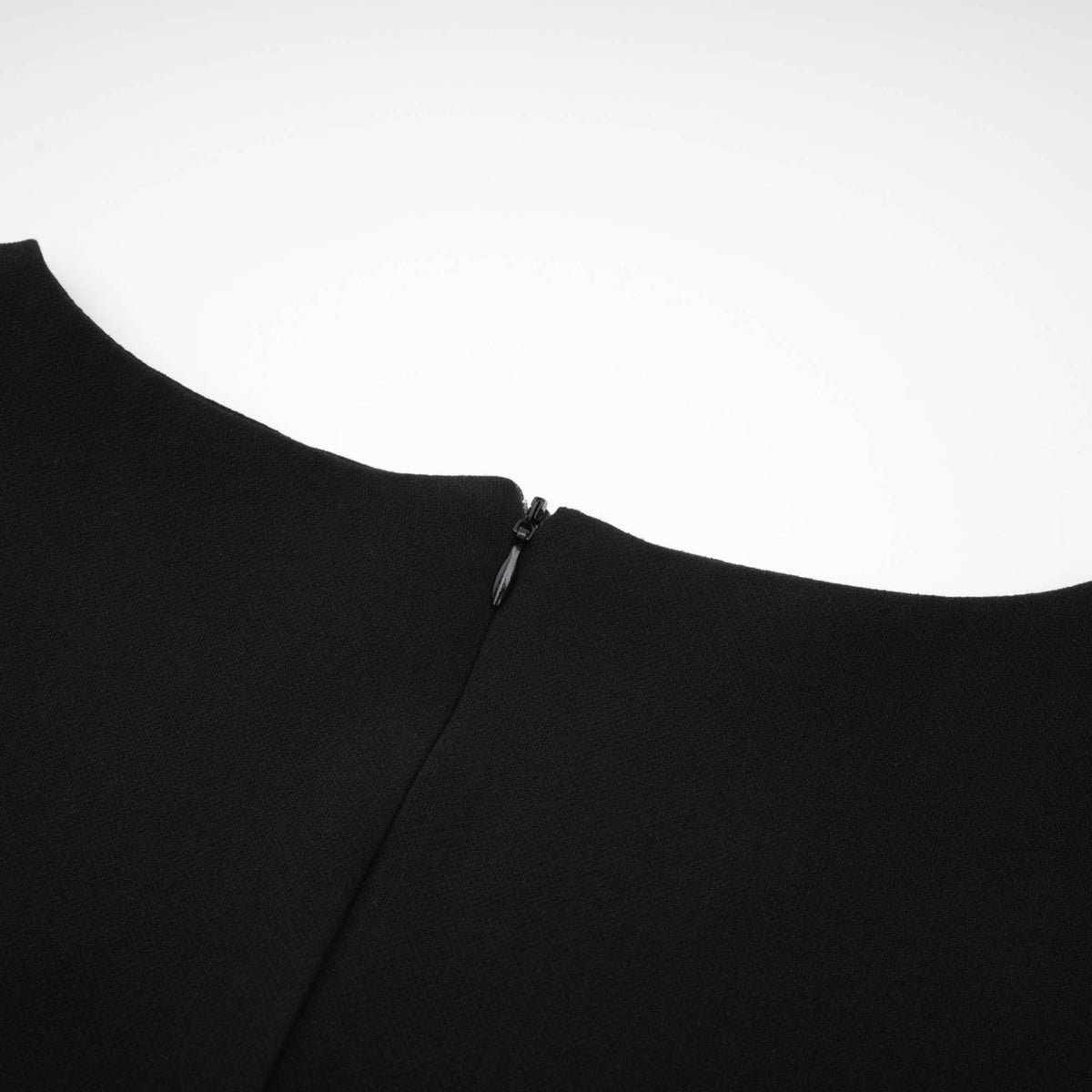Camillei bowknot black mini dress