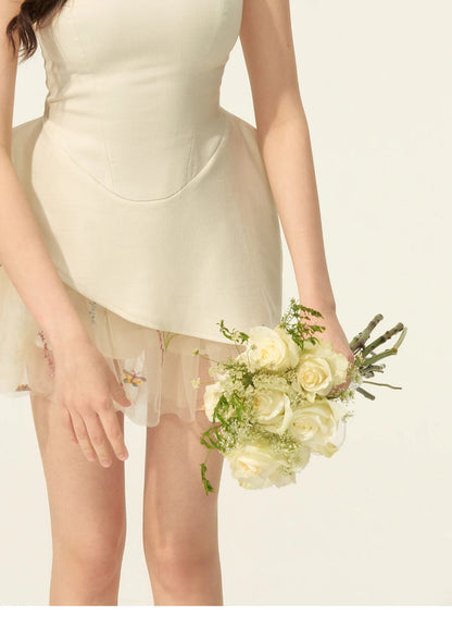 Liechti Floral Layer Mini Dress
