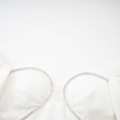 DOROTHÉE PUFF-SLEEVED DRESS